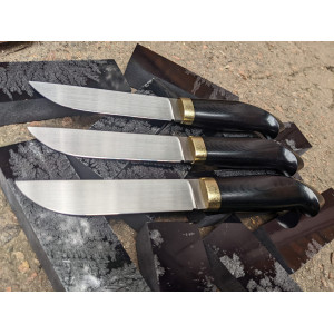 ЧОРНИЙ ДРАКОН - кухонний ніж ручної роботи майстра студії Влада Величка, купити замовити в Україні (Сталь - CPM® N690™ 59 HRC). Photo 2